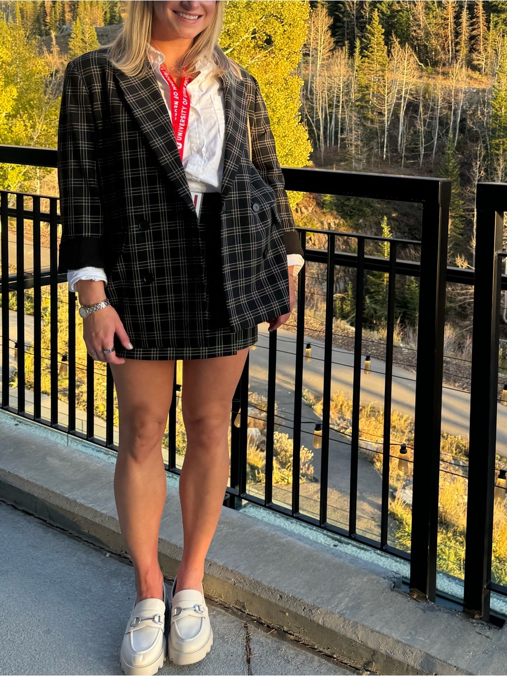 Gianni Bini Plaid Set